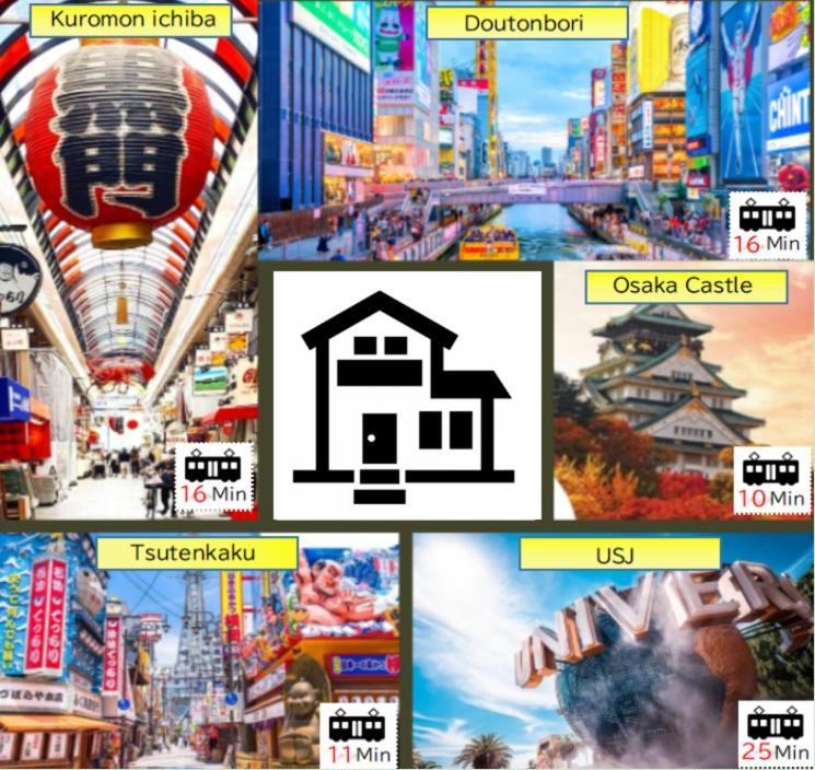 大阪市Jr天王寺駅・寺田町駅から徒歩圏内！ファミリー大歓迎の広々欧風ハイツ！アパートメント エクステリア 写真
